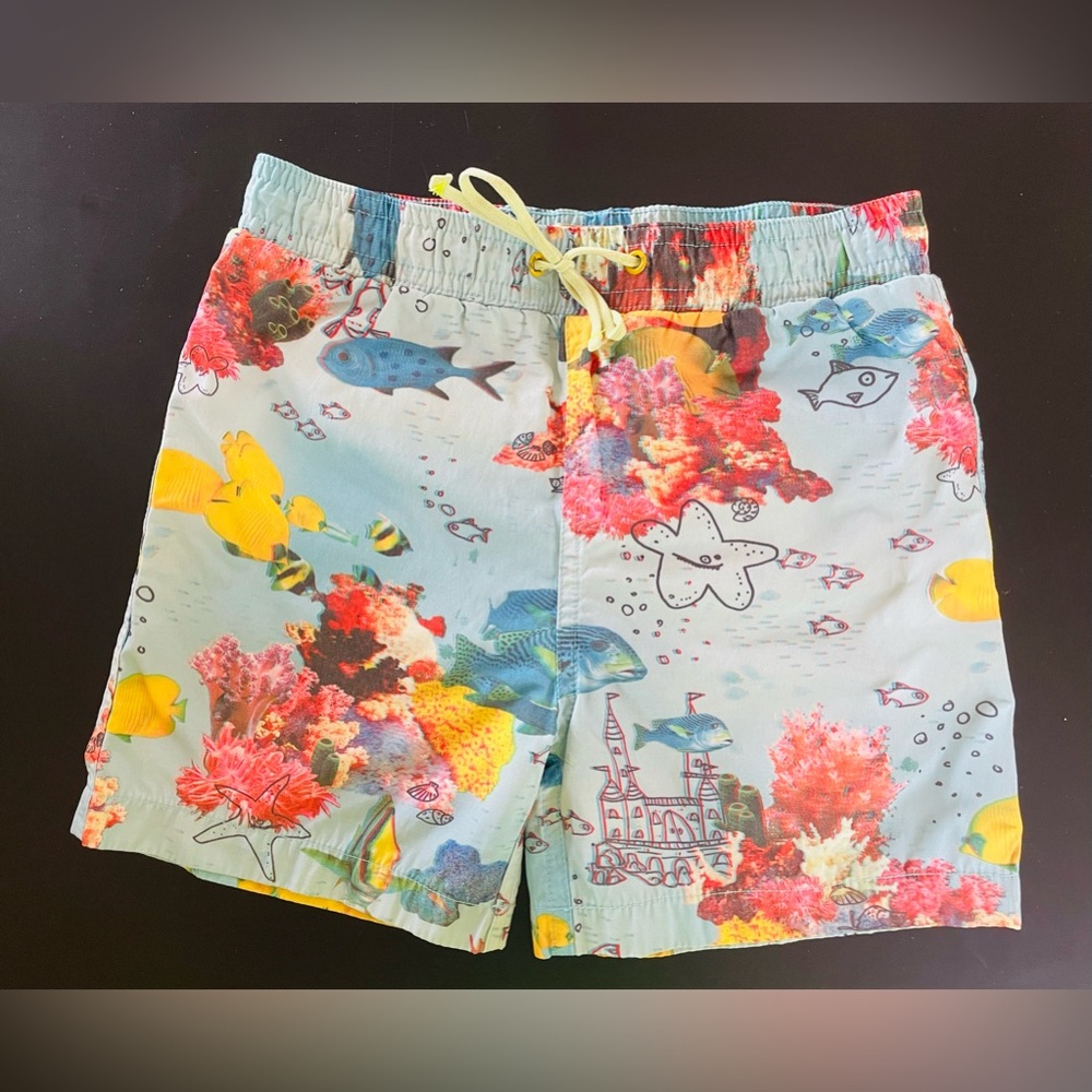 Stella McCartney Boys Kids 5 years old bathing suit boys! Beautiful sea pattern